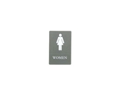 Quartet ADA Approved Women's Restroom Sign, Tactile Graphics...