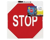 Quartet Stop Sign Magnetic Dry-Erase Board, 14 x 14.5 Inches, Red (089341D)