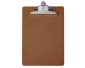 Saunders Recycled Hardboard Clipboard with High Capacity Clip, Letter Size, 8.5 inch x 12 inch, 1 Clip