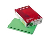 Smead Straight Cut File Folders, Heavy Duty Reinforced Tab, Legal Size, Green, 100 per Box (17110)