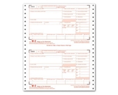 TOPS W-2 Tax Forms for Dot Matrix Printers and Typewriters, Continuous Format, 9.5 x 11 Inches, White