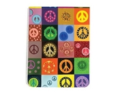 Tree-Free Greetings Pocket Pad, 128 Pages with Sewn Binding, Recycled, 3.5 x 4.5 Inches, Peace is Ever