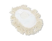 UNISAN Wedge Dust Mop Head, Cotton, 17 1/2 Length x 13 1/2 Width, White (1491)
