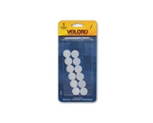 Velcro Sew-On Coins, 1/2 Inch, White, 6 Sets (90002)