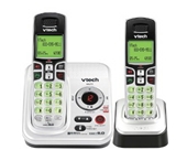 VTech DECT 6.0 Expandable 2-Handset Cordless Phone System with Digital Answering Device and Caller ID