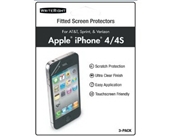 WriteRight 9224401 iPhone 4/4S Fitted Screen Protectors - 3 ...