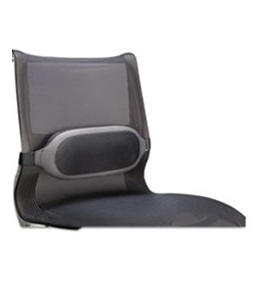 - I-Spire Series Lumbar Cushion, 13-3/8w x 6-1/8d x 2-5/8h, Gray