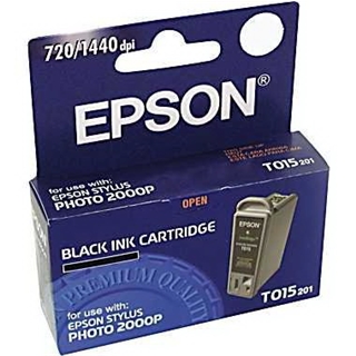 10pk - Remanufactured Epson T015 Black Ink Cartridge T015201; Epson Stylus photo 2000p