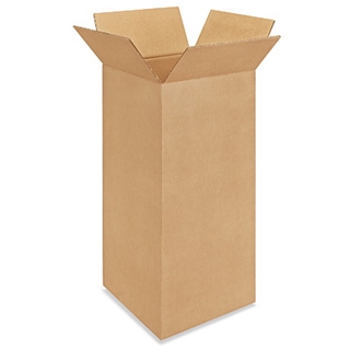 12" x 12" x 24" Tall Corrugated Boxes (Bundle of 25)