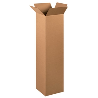 12" x 12" x 48" Tall Corrugated Boxes (Bundle of 15)