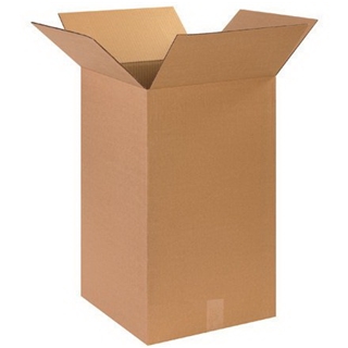 14" x 14" x 24" Tall Corrugated Boxes (Bundle of 15)