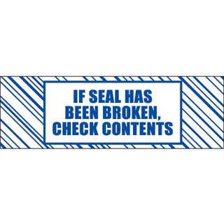 2" x 110 yds. - "If Seal Has Been..." Tape Logic™ Security Tape (36 Per Case)