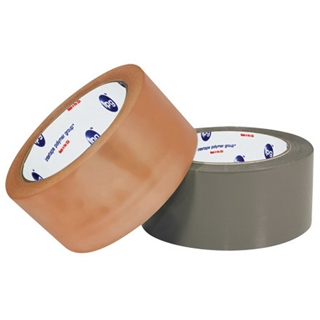 2" x 110 yds. Tan (6 Pack) 2.0 Mil Natural Rubber Tape (6 Per Case)