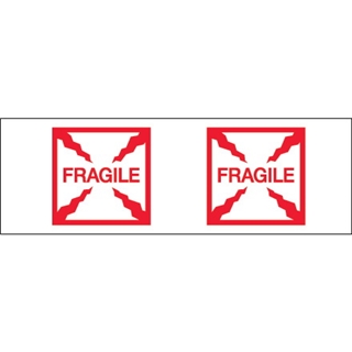 2" x 55 yds. - "Fragile (Box)" Tape Logic™ Pre-Printed Carton Sealing Tape (36 Per Case)