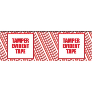 3" x 110 yds. "Tamper Evident" Print (6 Pack) Tape Logic™ Security Tape (6 Per Case)