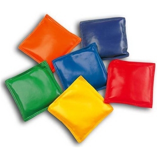 4" Assorted Colors Bean Bags, pack of 12