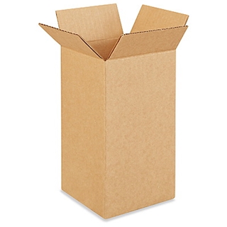 5" x 5" x 10" Tall Corrugated Boxes (Bundle of 25)