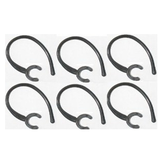 6 Black Ear Hook Replacement Stabilizer "compatible" with: Lg-hbm 210 230 235 330 520 570 730 750 760 770 800 (Bluetooth)