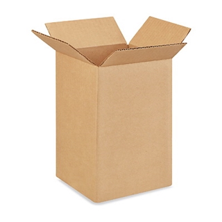 6" x 6" x 10" Tall Corrugated Boxes (Bundle of 25)