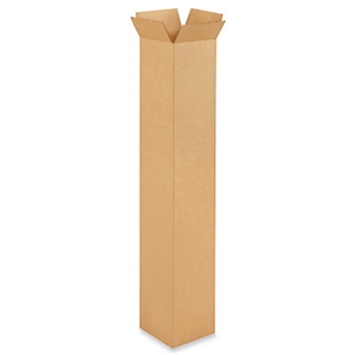6" x 6" x 36" Tall Corrugated Boxes (Bundle of 25)