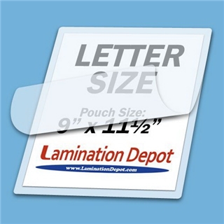 7 Mil Letter Laminating Pouches 9" x 11-1/2" (100/bx)
