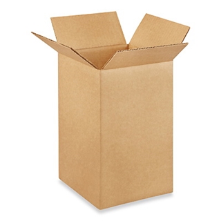 7" x 7" x 12" Tall Corrugated Boxes (Bundle of 25)