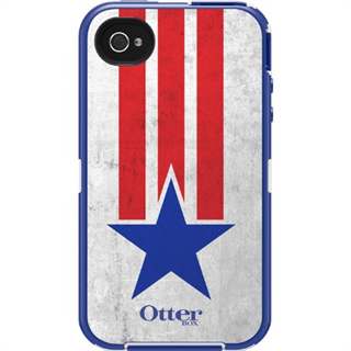 OtterBox Defender Series Case and Holster for iPhone 4/4S - Anthem Collection Star Stripes