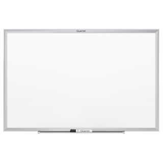 Quartet Standard Magnetic Whiteboard, 4 x 3 Feet, Silver Aluminum Frame