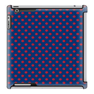 Uncommon LLC Country Navy Dots Deflector Hard Case for iPad 2/3/4 (C0050-ZL)