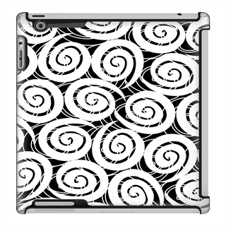 Uncommon LLC White Swirls Deflector Hard Case for iPad 2/3/4 (C0010-HR)
