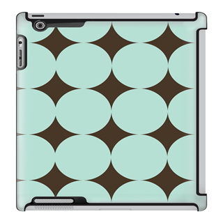 Uncommon LLC Large Green Dots Deflector Hard Case for iPad 2/3/4 (C0060-QR)