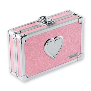 Pencil Box Pink Bling w/Heart - Pink Bling - Vaultz - VZ00130