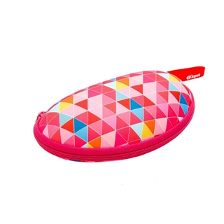 Glasses Case, Pink Triangles