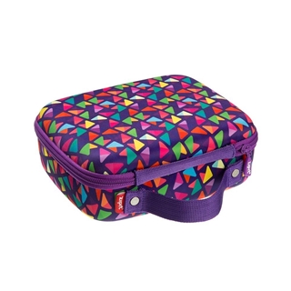 Lunch Box, Purple Triangles