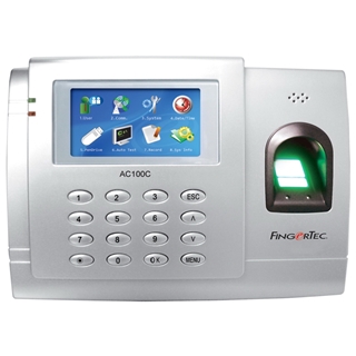 Fingertec AC100C Time Attendance System with 3ft Ethernet Cable
