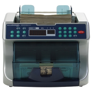 AccuBanker AB5000PLUS Professional Duty Bill Counter + MG and UV Detection