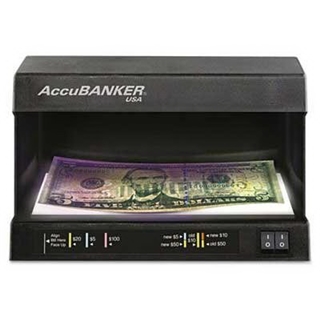 AccuBanker Counterfeit Money Detector (UV/WM)