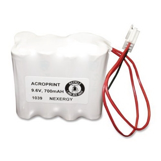 Acroprint 58-0108-000 Optional Back-Up Battery for Model ES900 Electronic Payroll Time Recorder