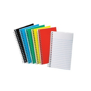 Ampad Wirebound Pocket Notebook, Narrow Rule, 3 x 5 inch, White Paper, 50 Sheets Per Pad