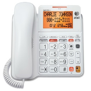 AT&T CL4940 1-Handset Landline Telephone with Large Display
