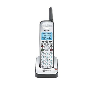 AT&T SB67108 Cordless Phone Accessory Handset, Black/Silver, 1 Accessory Handset