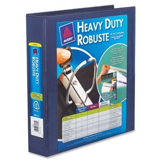 Avery Heavy-Duty View Binder with 1.5-Inch One Touch EZD Ring, Navy Blue (79805)