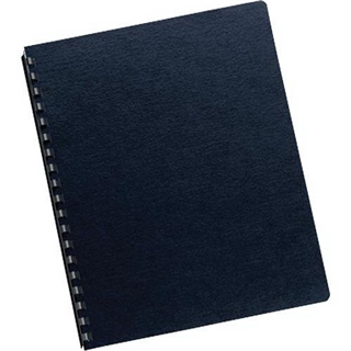 Binding Cover Expressions Linen Navy Ltr