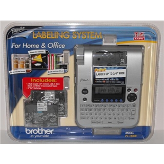 Brother P-Touch PT-1830C Desktop Office Labeling System, Value Pack with (2) TZ-231 Tapes and Batteries