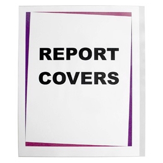 C-Line Clear Polypropylene Report Covers, For Use with Slide-'N-Grip Binding Bars, 8-1/2 x 11 Inches