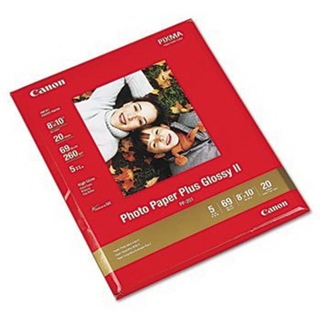 Canon Photo Paper Plus Glossy II PAPER, PP-201, 8X10, 20PK, WE (Pack of6)