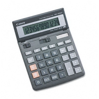 Canon WS1400H 14-Digit LCD Compact Desktop Calculator (WS1400H)