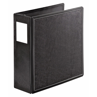 Cardinal by TOPS Products SuperLife EasyOpen Locking Slant-D Ring Binder, 4 Inch Capacity, Black (14042CB)