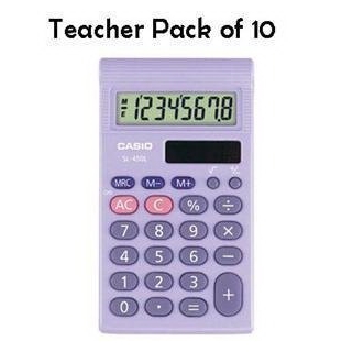 CASIO INC., CASI SL-450TP Teachers Kit 10Pk
