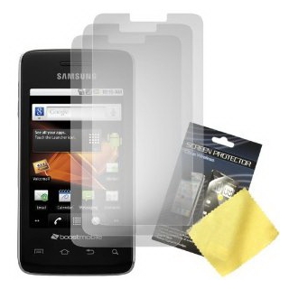 Cbus Wireless 3x Sets LCD Screen Guards / Protectors for Samsung Galaxy Prevail / Precedent / M820